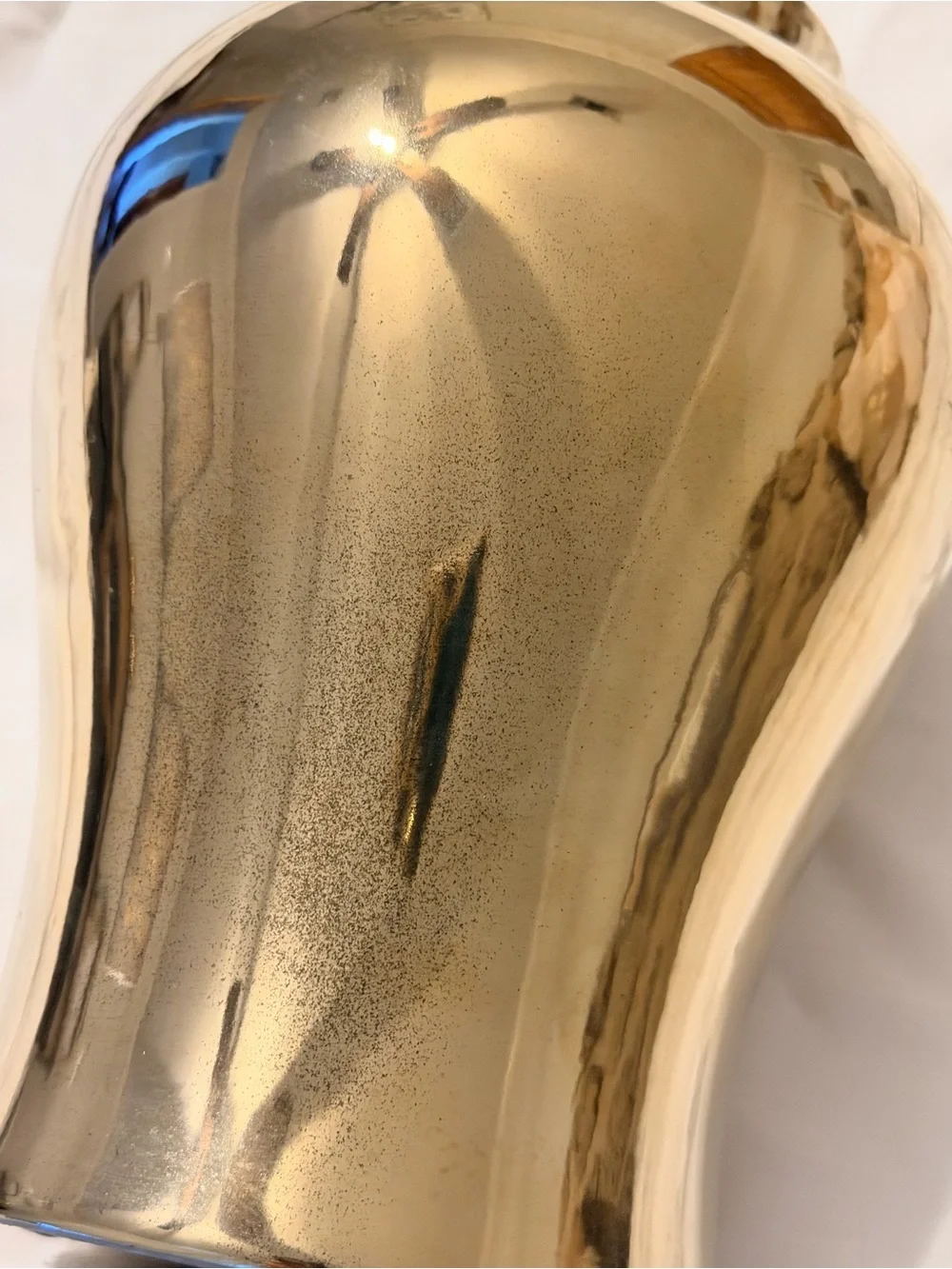 Gold Lion Head Ginger Jar